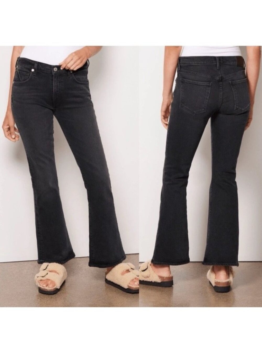 Citizens of Humanity Emannuelle Mid Rise Slim Bootcut Jeans Women’s Sz 31 Black